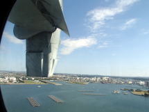 木更津港沖では垂直に立ってヘリモード完成